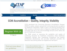 Tablet Screenshot of ceapcchi.org